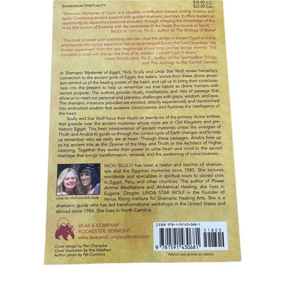 Shamanic Mysteries of Egypt by Nicki Scully & Linda Star Wolf Soft Cover - Picture 2 of 3